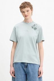 T-shirt Adidas  zielony damski KF0082