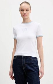 T-shirt Guess Jeans  biały damski W6RI16.J1314