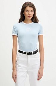 T-shirt Guess Jeans  niebieski damski W6RI16.J1314