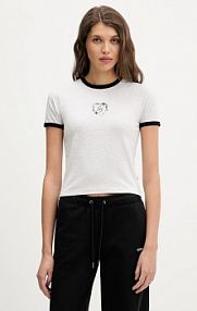 T-shirt Guess Jeans  szary damski W6RI16.J1314