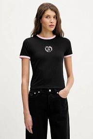 T-shirt Guess Jeans  czarny damski W6RI16.J1314