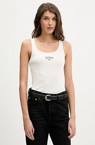 Top Guess Jeans  beżowy damski W6RP20.KA0H1