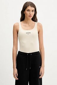 Top Guess Jeans  beżowy damski W6RP20.KA0H1