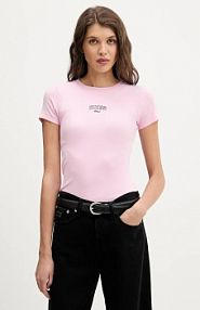 T-shirt Guess Jeans  różowy damski W6RP21.KA0H1