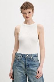 Top Guess Jeans  beżowy damski W6RP23.KA0H1