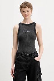 Top Guess Jeans  czarny damski W6RP23.KA0H1