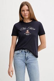 T-shirt Gant  granatowy damski 4202568