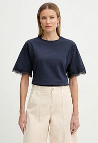 T-shirt Twinset  granatowy damski 261TP2110