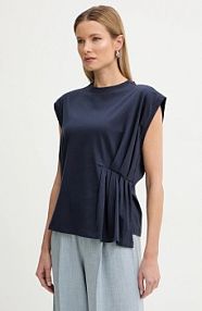 T-shirt Twinset  granatowy damski 261TP2112