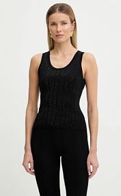 Top Fracomina  czarny damski FR26ST4005K52