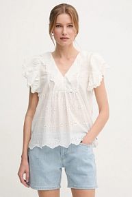 Bluzka Pepe Jeans  biała damska PL305023