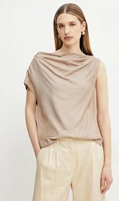 Bluzka Marciano by Guess  beżowa damska 5GGH20.7309A