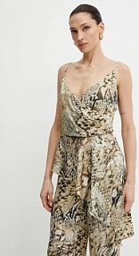 Bluzka Marciano by Guess  beżowa damska 5GGH04.7298A