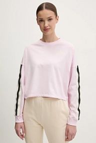 Longsleeve DKNY  różowy damski DP5T1226