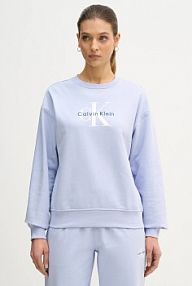 Bluza przez głowę Calvin Klein Jeans  niebieska LV047B234G