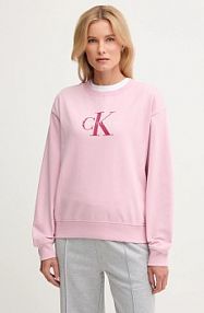 Bluza przez głowę Calvin Klein Jeans  różowa LV047B234G