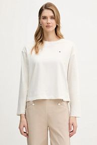 Longsleeve Tommy Hilfiger  beżowy damski UW0UW05948