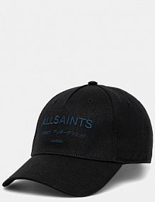 Czapka z daszkiem AllSaints  czarna damska 29AS101819