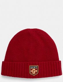 Czapka zimowa Gant  czerwona damska 9910038