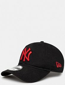Czapka z daszkiem new era  czarna damska 60471471