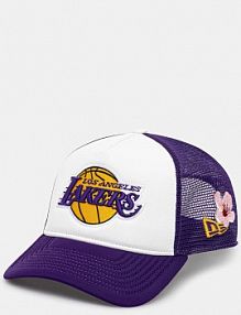 Czapka z daszkiem new era  fioletowa damska 60595278