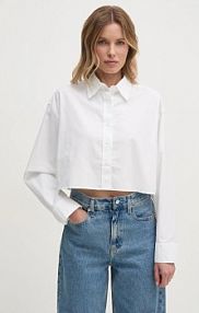 Koszula z długim rękawem Calvin Klein Jeans  beżowa J20J225079