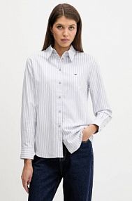 Koszula Tommy Jeans  niebieska damska DW0DW19890