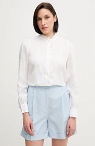 Koszula Tommy Hilfiger  beżowa damska WW0WW44708