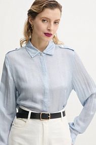 Koszula z długim rękawem Bruuns Bazaar  niebieska BBW4410