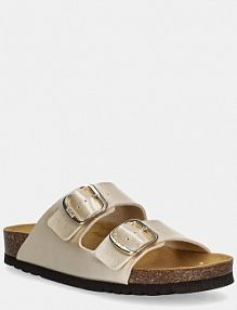 Klapki Scholl  złote damskie F321662329