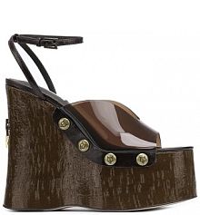 Klapki Naked Wolfe  brązowe damskie Tiger.Lilly.B