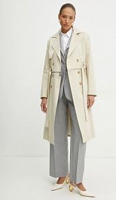 Płaszcz PATRIZIA PEPE  beżowy damski 8O0162.AK55