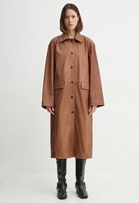 Płaszcz Herskind  brązowy damski 5470175