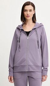 Bluza rozpinana DKNY  fioletowa damska DP5J9510