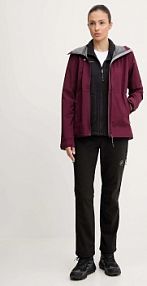 Kurtka mammut  bordowy damska 1010.31500