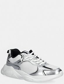Sneakersy HUGO  srebrne damskie 50536308.111