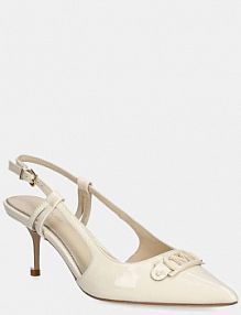 Sandały na obcasie Marciano by Guess  beżowe 5RGZ15.7287A.