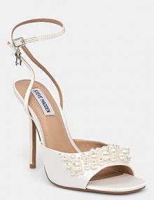 Sandały na obcasie Steve Madden  białe SM11003669.98
