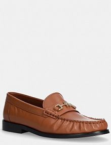 Mokasyny Tommy Hilfiger  brązowe damskie FW0FW08414