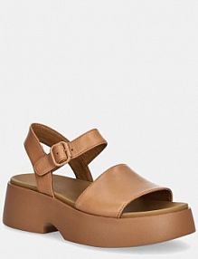 Sandały na obcasie Camper  brązowe K201659.009