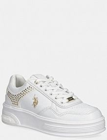 Sneakersy U.S. Polo Assn.  białe damskie ASUKA009W.5YN