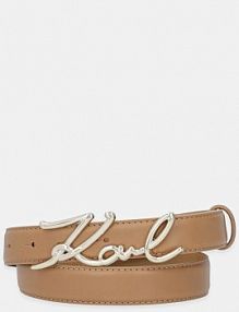 Pasek Karl Lagerfeld  brązowy damski A1W33205