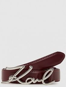 Pasek Karl Lagerfeld  brązowy damski A1W33205