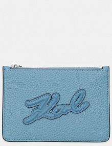 Portfel Karl Lagerfeld  turkusowy damski A1W32052