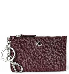Portfel Lauren Ralph Lauren  bordowy damski 432966789