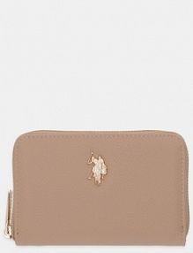 Portfel U.S. Polo Assn.  beżowy damski WEUJE8659WVP