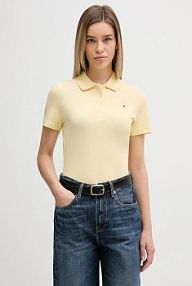 T-shirt Tommy Hilfiger  żółty damski WW0WW43225