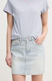 Spódnica jeansowa DKNY  niebieska DJ4K9525