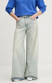 Jeansy Tommy Jeans  turkusowe damskie DW0DW21254