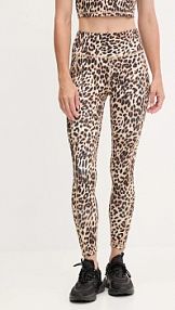 Legginsy DKNY  beżowe damskie DP5P3491